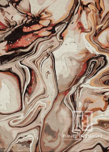 Natural agate rug Design 62