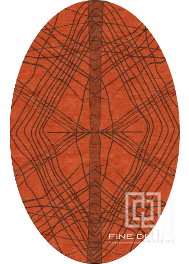 Oval ethnic rug DESIGN 19