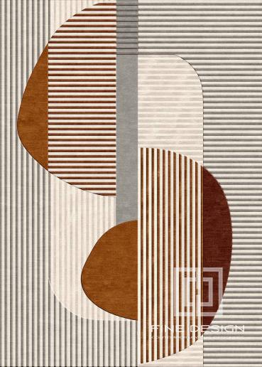 Retro Stripe rug Design 61